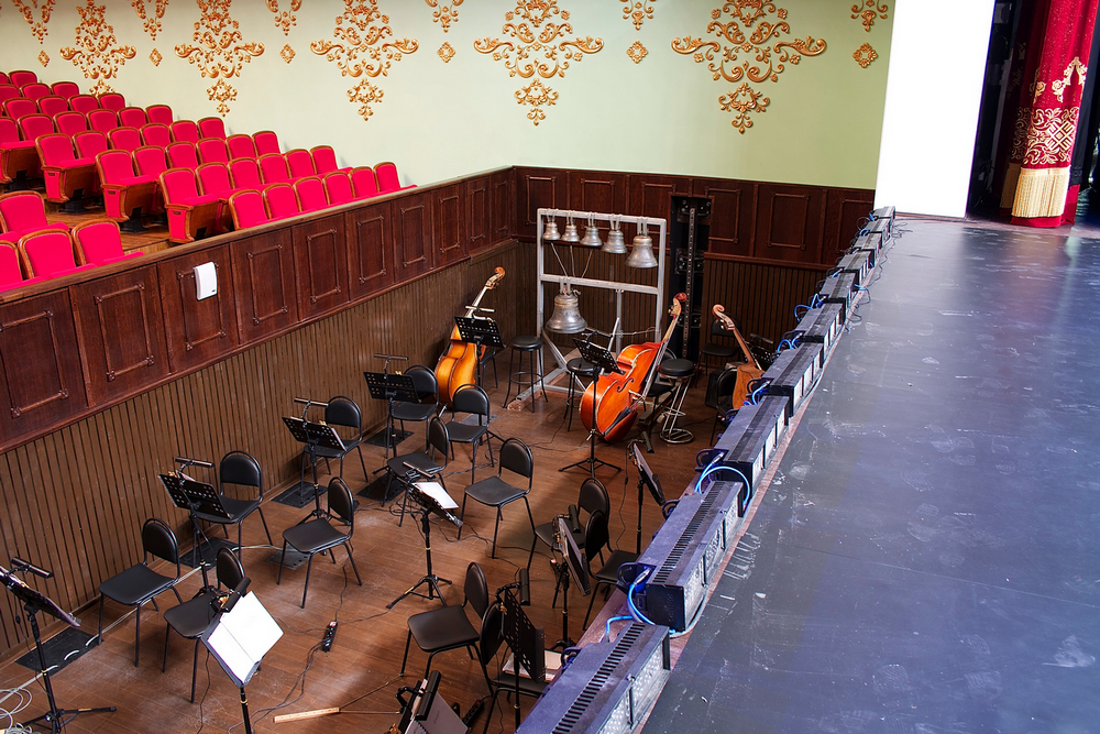 Оркестровая механизированная яма в Марийском театре оперы и балета.