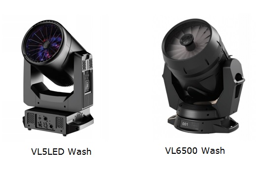 VL5LED Wash and VL6500 Wash