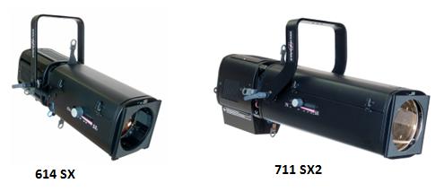 Профильные прожекторы 614 SX и 711 SX2 от Robert Juliat.JPG